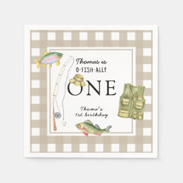 En liten fiskares Födelsedagsfest Pappersservett