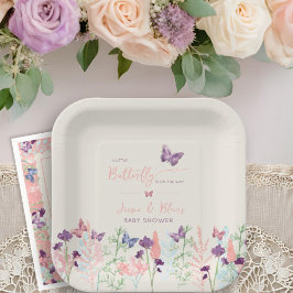 En liten fjäril på Way Blommigt Baby Shower