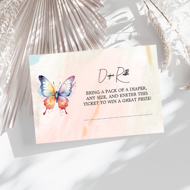 En liten fjärilspastel, vismisk babystötare tilläggskort (Skapare uppladdad)