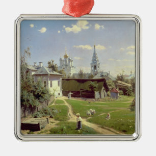 En liten gård i Moscow, 1878 Julgransprydnad Metall