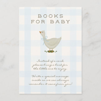 En liten gåunge pojke baby shower böcker för bebis tilläggskort