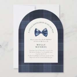 En liten gentleman är på väg till Baby Shower Inbjudningar