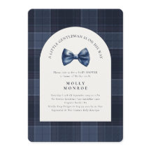 En liten gentleman är på väg till Baby Shower