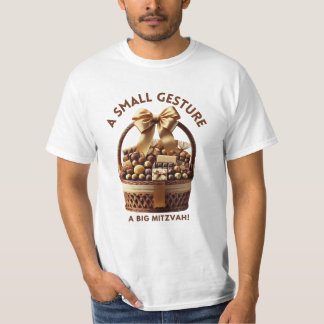 En liten gest, en stor Mitzvah! - Purim Charity T- T Shirt