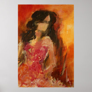 En liten glamortryckning poster