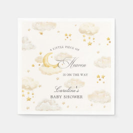 En liten himmelbit Drömmig himmel Baby Shower Pappersservett