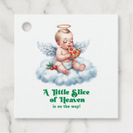 En liten himmelsk stund - Baby Shower Gåvor Etiketter
