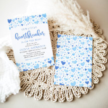 En liten hjärtsbrytare Blue Valentine Baby Shower