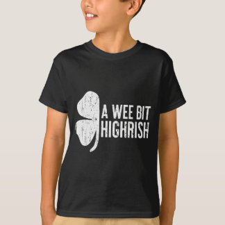 En liten högirish T-shirt Roliga män kvinnor St Pa