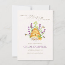 EN LITEN HONUNG ÄR PÅ SÄTTET PÅ Baby Shower