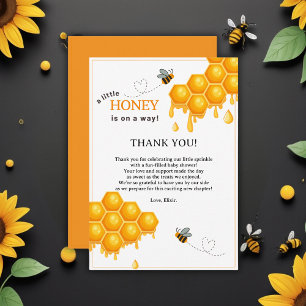 En liten honung är på väg att visa sig vara honeyc tack kort