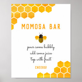 En liten honung är på väg mot Momosa Pub Poster