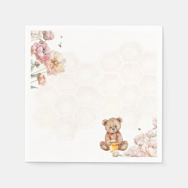 En liten honung är på vägen Napkins Pappersservett (Framsidan)