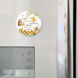 En liten honungsbebisskuva magnet