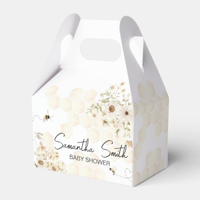 En liten honungsbebisskuva presentaskar (Framsidan Sidan)