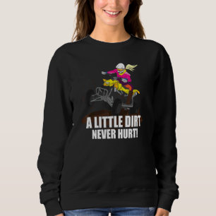 En liten idiot Ontr aldrig Atv som säger Quad Biki T Shirt