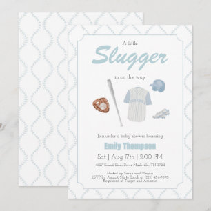 En liten inbjudan till Baseball Baby Shower