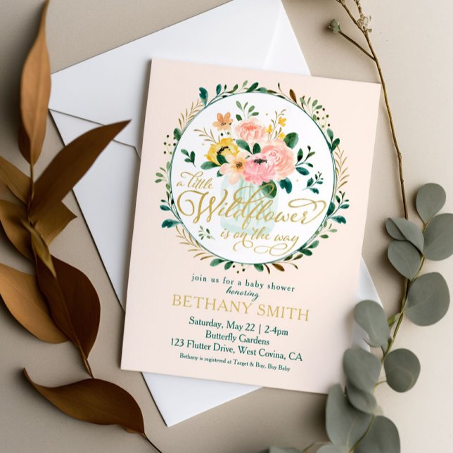 En liten inbjudan till Blommigten Baby Shower (Skapare uppladdad)