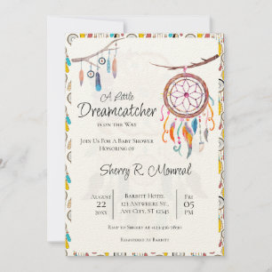 En liten inbjudan till Dreamcatcher Baby Shower