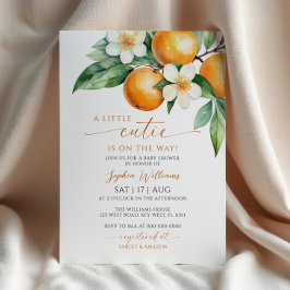 En liten inbjudan till en liten kutym för babyskor