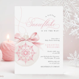 En liten inbjudan till Rosa Baby Shower