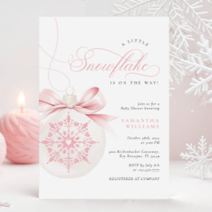 En liten inbjudan till Rosa Baby Shower