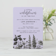En liten inbjudan till Wildblomma Baby Shower