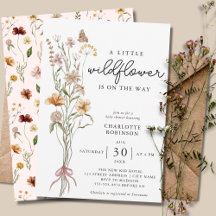 En liten inbjudan till Wildblomma Baby Shower