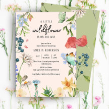 En liten inbjudan till Wildblomma Baby Shower