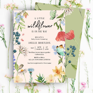 En liten inbjudan till Wildblomma Baby Shower