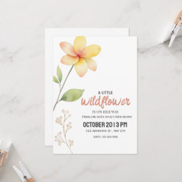 En liten inbjudan till Wildblomma Baby Shower