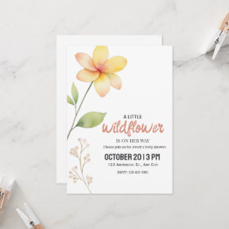 En liten inbjudan till Wildblomma Baby Shower
