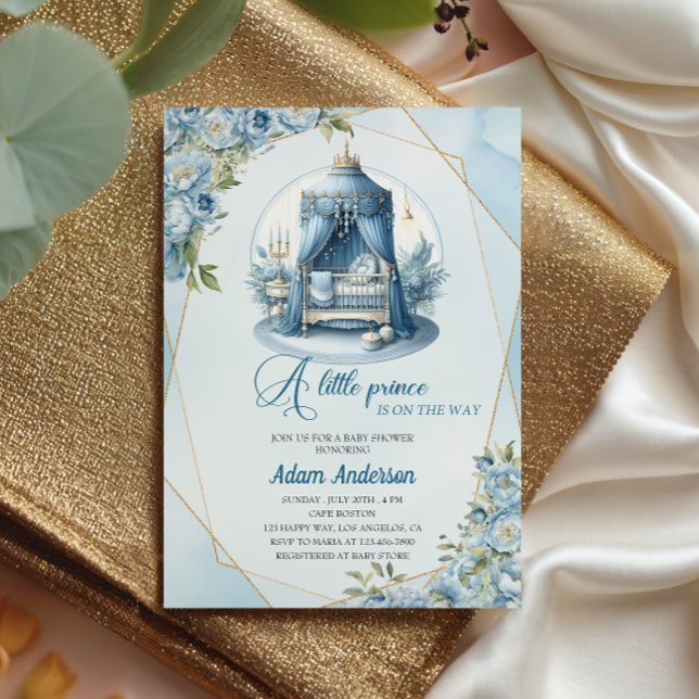 En liten invigning till prins Baby Shower - Royal  Inbjudningar (Skapare uppladdad)