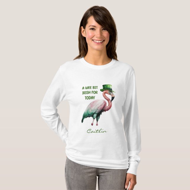 En liten irländsk stänk för dagens St. Patrick's D T Shirt (Hel framsida)