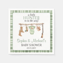 En liten jägare är på väg Baby Shower-fest