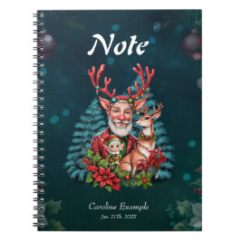 En liten julillustration. anteckningsbok