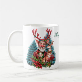 En liten julillustration. kaffemugg
