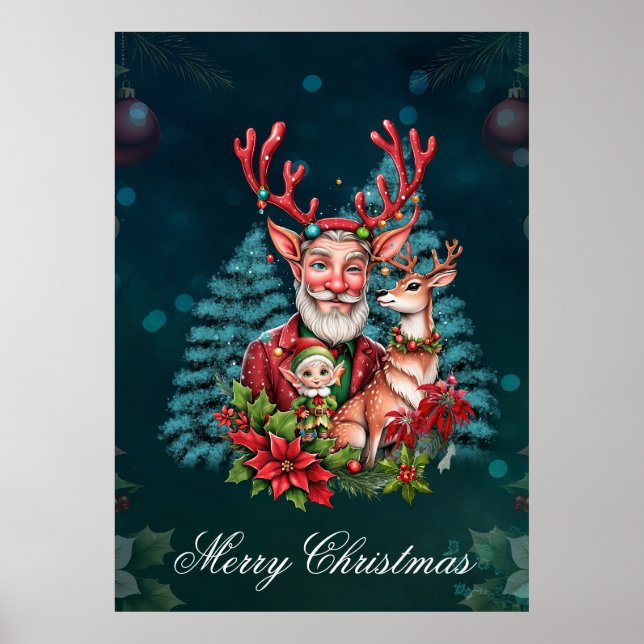 En liten julillustration. poster (Framsidan)