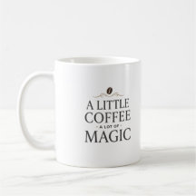 En Liten Kaffe En Massa Magi Elegant Kaffe Kärlek