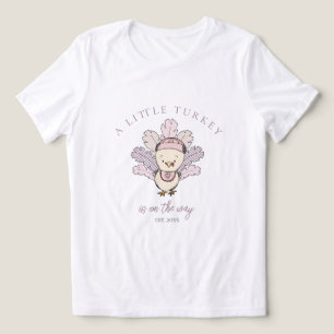 En liten kalkon är på väg Mamman till kommande bab T Shirt