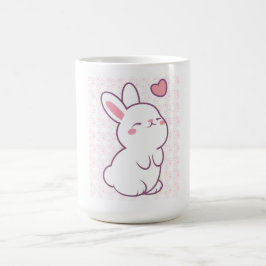 En liten kanin gjord av känslor kaffemugg