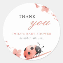 En liten kärleksnyckelpiga är på väg Baby Shower