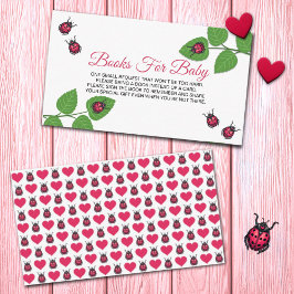 En liten kärleksnyckelpiga Ladybug-böcker för bebi Tilläggskort