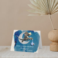En liten Knight Dragon Baby Shower Tack