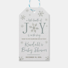 En liten knippe glädje är på väg Baby Shower Presentetikett