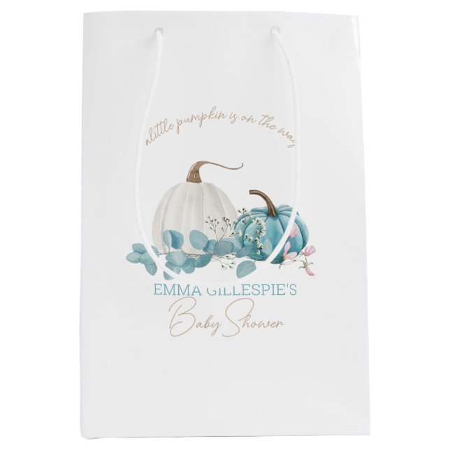 En liten knumpkin Fall Baby Shower (Framsidan)