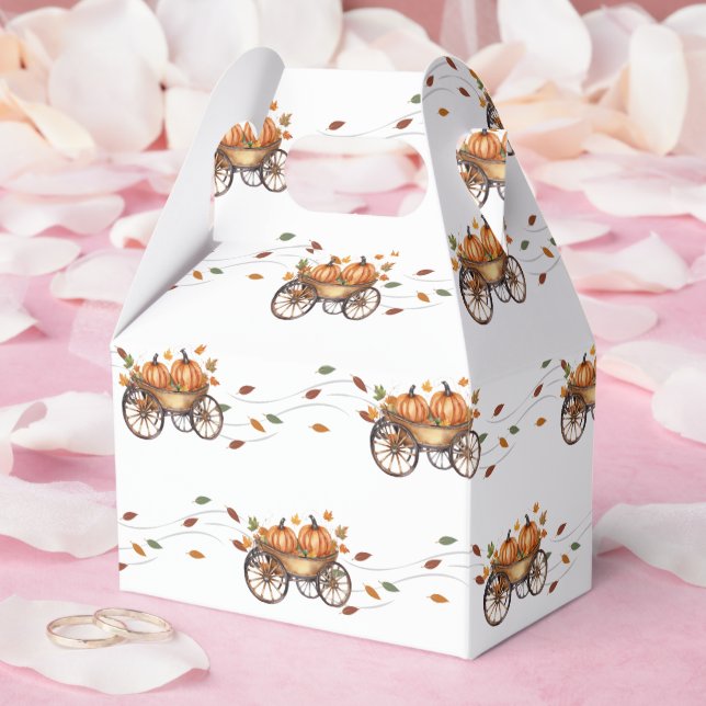 En liten knumpkin Fall Baby Shower Gender Neutral Presentaskar (Bröllop)