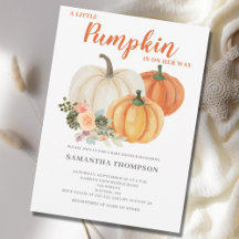 En liten knumpkin Fall Baby Shower
