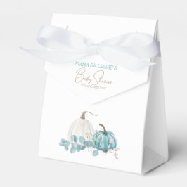 En liten knumpkin Fall Baby Shower Presentaskar