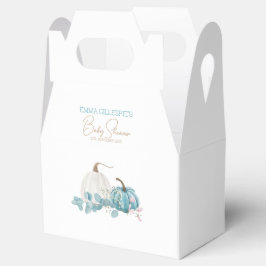 En liten knumpkin Fall Baby Shower Presentaskar